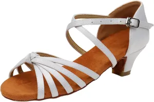 AMDBEL Chunky Heel Sandals for Women Closed Toe,Ballroom Dance Shoes Women Gold, Closed Toe Women's Ballroom Dance Shoes Latin Salsa Dance Shoes T-Strap Dance Sandals