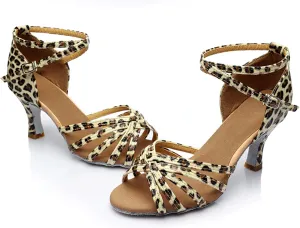AMDBEL Chunky Heel Sandals for Women Size 11,Ballroom Dance Shoes Women Size 10, Ballroom Dance Shoes Women Latin Salsa Practice Dancer Shoes 2.5'' Heels Dance Shoes Beige