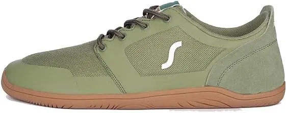 Barefoot Men Shoes - Minimalist Design, Lightweight, Flexible Sole, Breathable Mesh Vamp (Black, Olive Green, White)