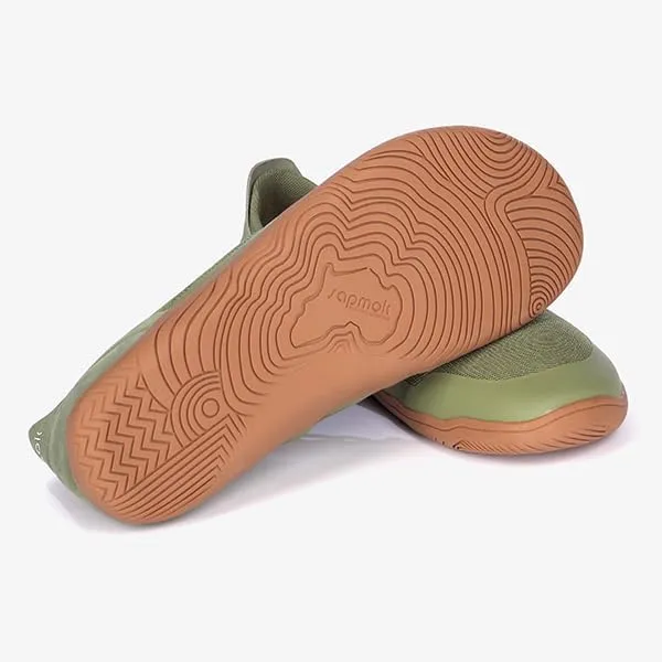 Barefoot Men Shoes - Minimalist Design, Lightweight, Flexible Sole, Breathable Mesh Vamp (Black, Olive Green, White)