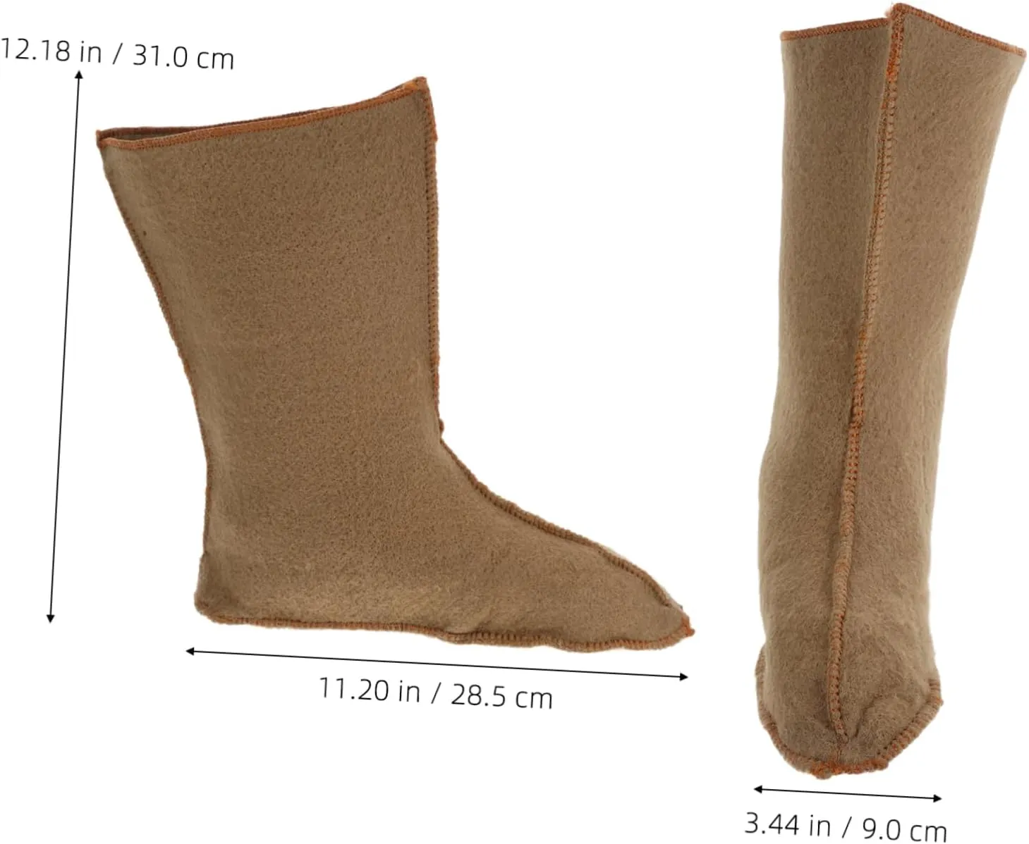 BESPORTBLE Men's Winter Thermal Socks Boot Liner Socks Waterproof Insulated for Outdoor Activities