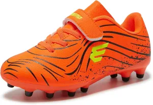 Boys and Girls Soccer Cleats Youth Firm Ground Athletic Outdoor Training Football Shoes for Little and Big Kids