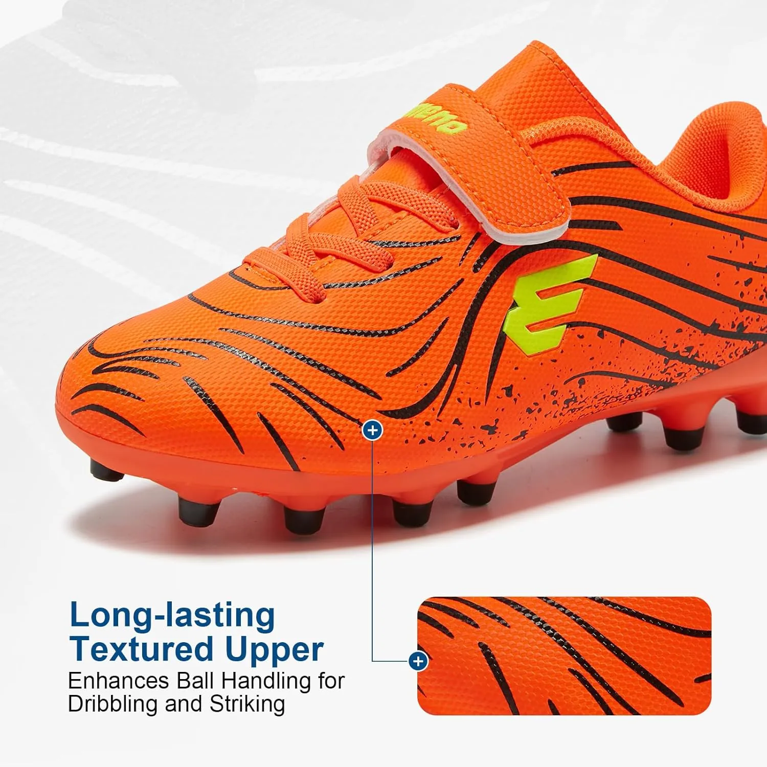Boys and Girls Soccer Cleats Youth Firm Ground Athletic Outdoor Training Football Shoes for Little and Big Kids