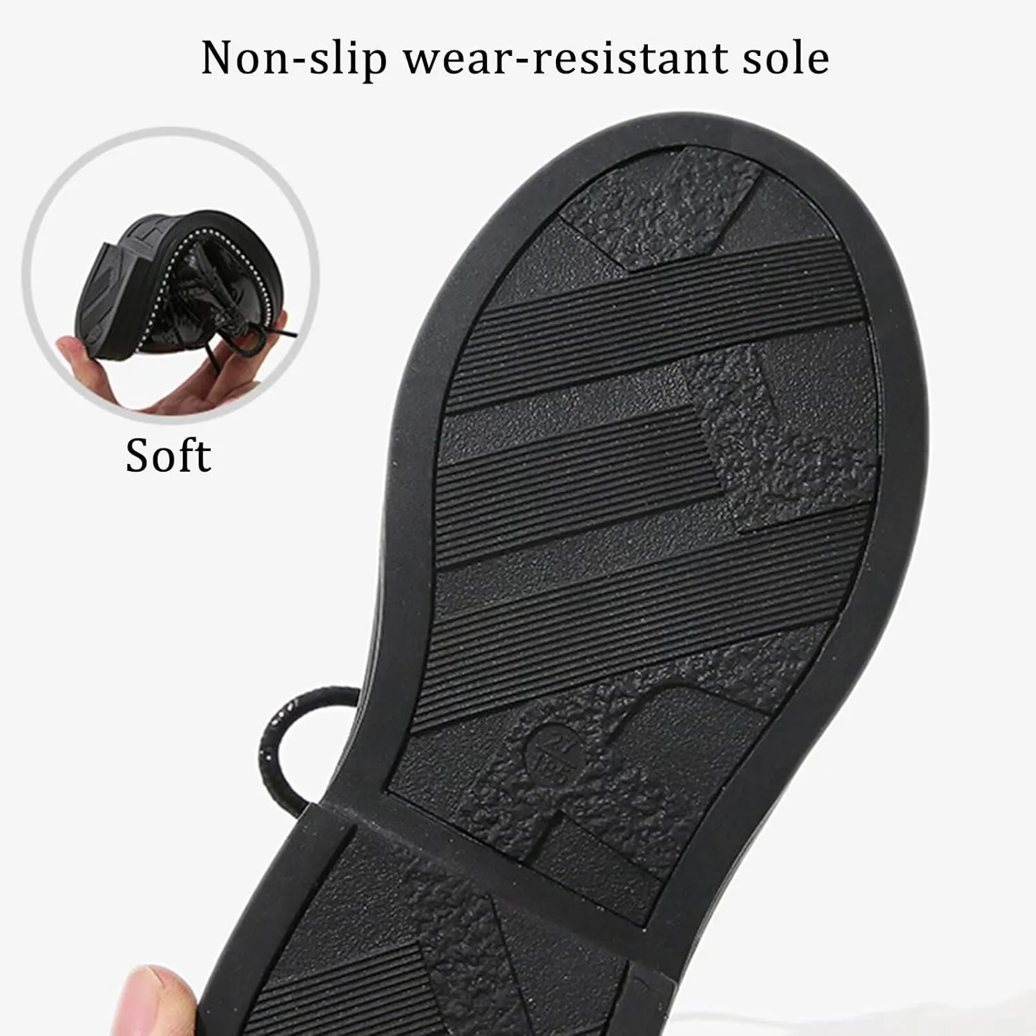 Boy's Formal Dress Shoes Oxford for Church,School Uniform,Graduation,Wedding,Girl's Lace Up Derby Shoes