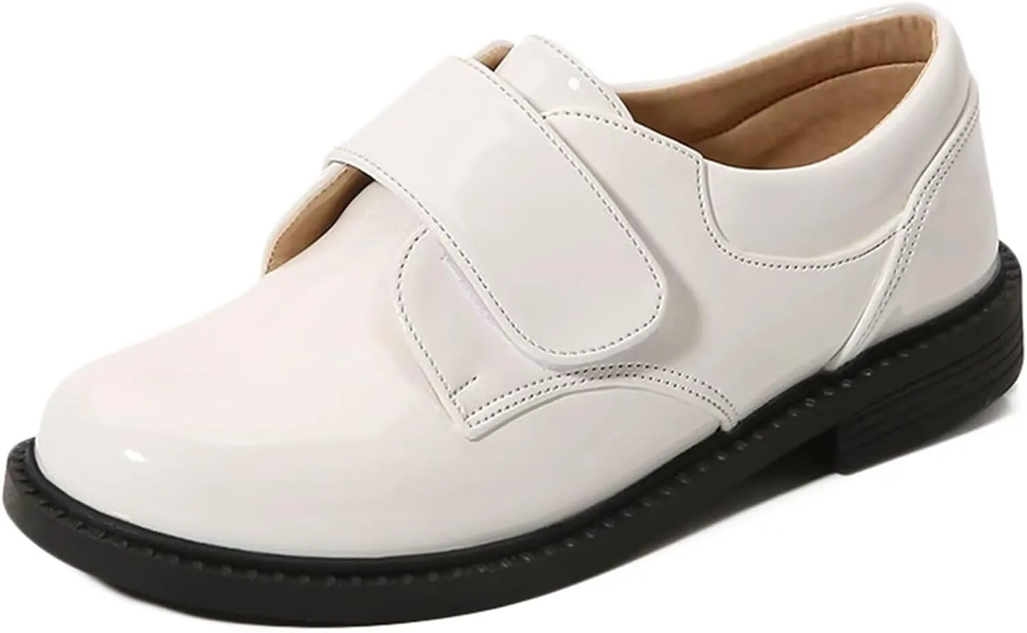 Boys Girls Dress Shoes Toddler Kids Flats School Uniform Formal Shoes Casual Leather Oxfords for Party,Wedding,Church