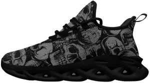 Casual Skull Road Running Shoes for Men Women Breathable Cushion Sports Walking Sneaker Gym Jogging Training Footwear