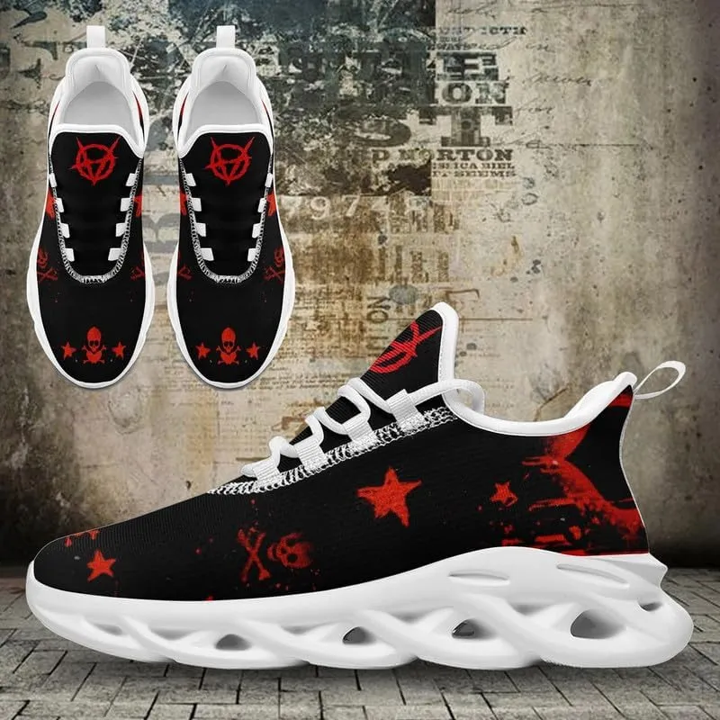 Casual Skull Road Running Shoes for Men Women Breathable Cushion Sports Walking Sneaker Gym Jogging Training Footwear