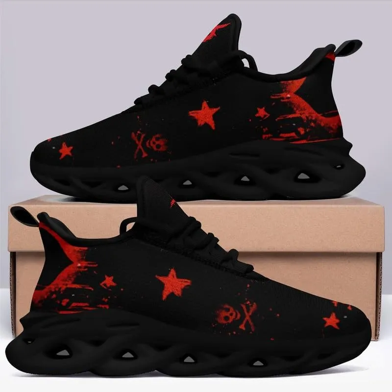 Casual Skull Road Running Shoes for Men Women Breathable Cushion Sports Walking Sneaker Gym Jogging Training Footwear