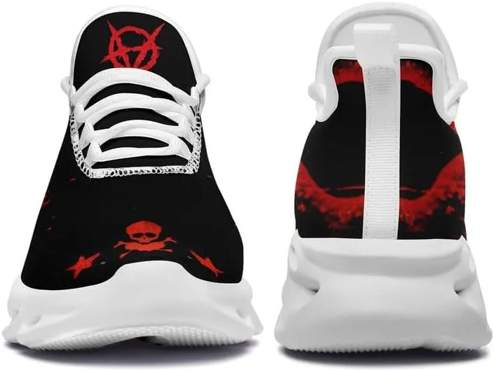 Casual Skull Road Running Shoes for Men Women Breathable Cushion Sports Walking Sneaker Gym Jogging Training Footwear