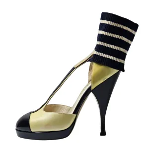 CHANEL VINTAGE HEELS EU 38/ UK 5