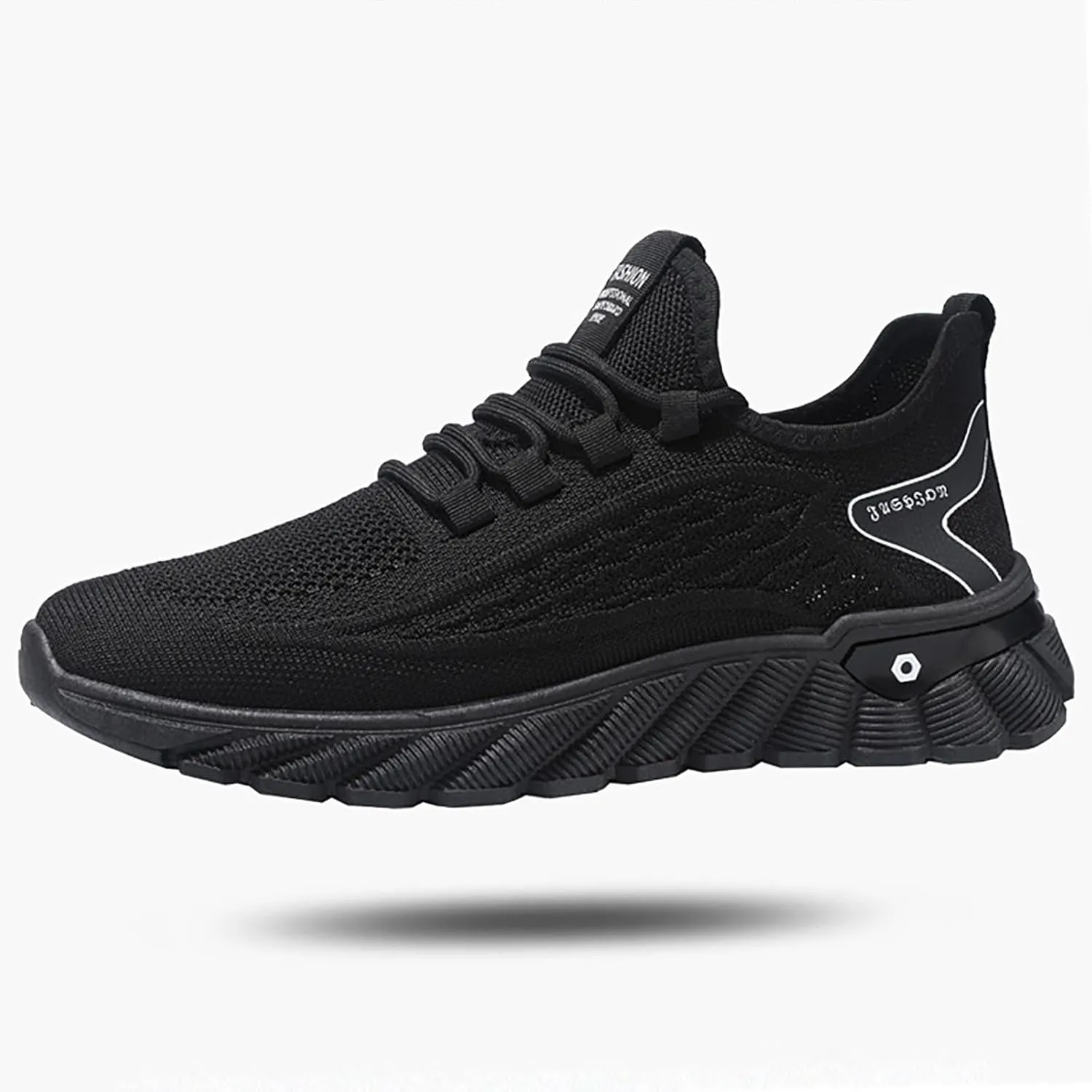 Comfortable Running Shoes for Men Gym Tennis Athletic Breathable Mesh Slip On Soft Sole Sneakers Lightweight Sports Fashion Non Slip Workout Casual Shoes with Hands Freee Lace Male