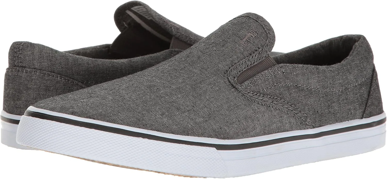 Crevo Boonedock Fabric Sneakers for Men Memory Foam Flexible Rubber Sole Casual Tenis Shoes