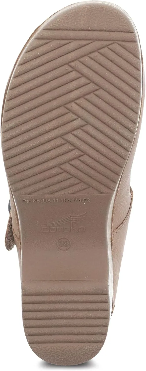 Dansko Bria Slip-On Mary Jane Mule Clogs for Women  Memory Foam and Arch Support for All -Day Comfort and Support  Lightweight EVA Outsole for Long-Lasting Wear