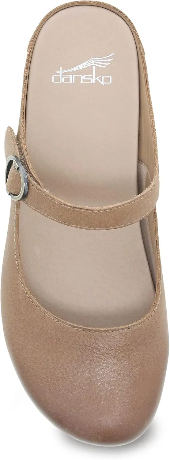 Dansko Bria Slip-On Mary Jane Mule Clogs for Women  Memory Foam and Arch Support for All -Day Comfort and Support  Lightweight EVA Outsole for Long-Lasting Wear