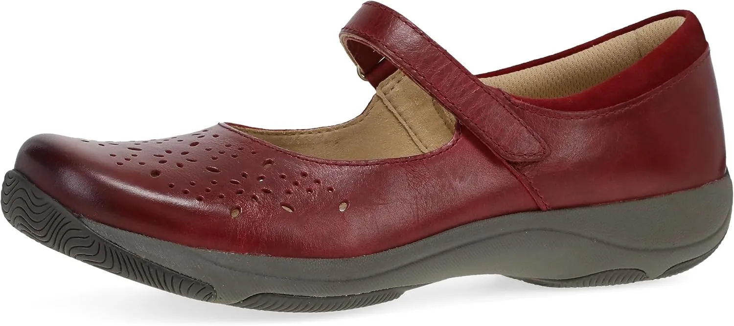 Dansko Stacy Mary Jane - Lightweight Support in a Versatile Style- Slip-Resistant Rubber Outsole Suitable for Dry, Wet, and Oily/Wet Surfaces