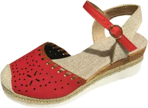 Espadrille Wedges for Women Closed Toe Espadrilles Wedge Sandals Summer Orthopedic Shoes Platform Mid Low Heel Hollow Dress Sandals