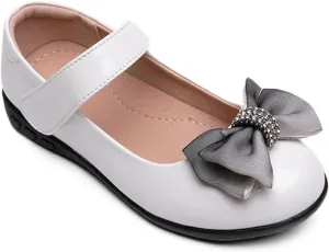Girls Dress Shoes for School Wedding Church Party Leather Flats Princess Shoes Toddler/Kids
