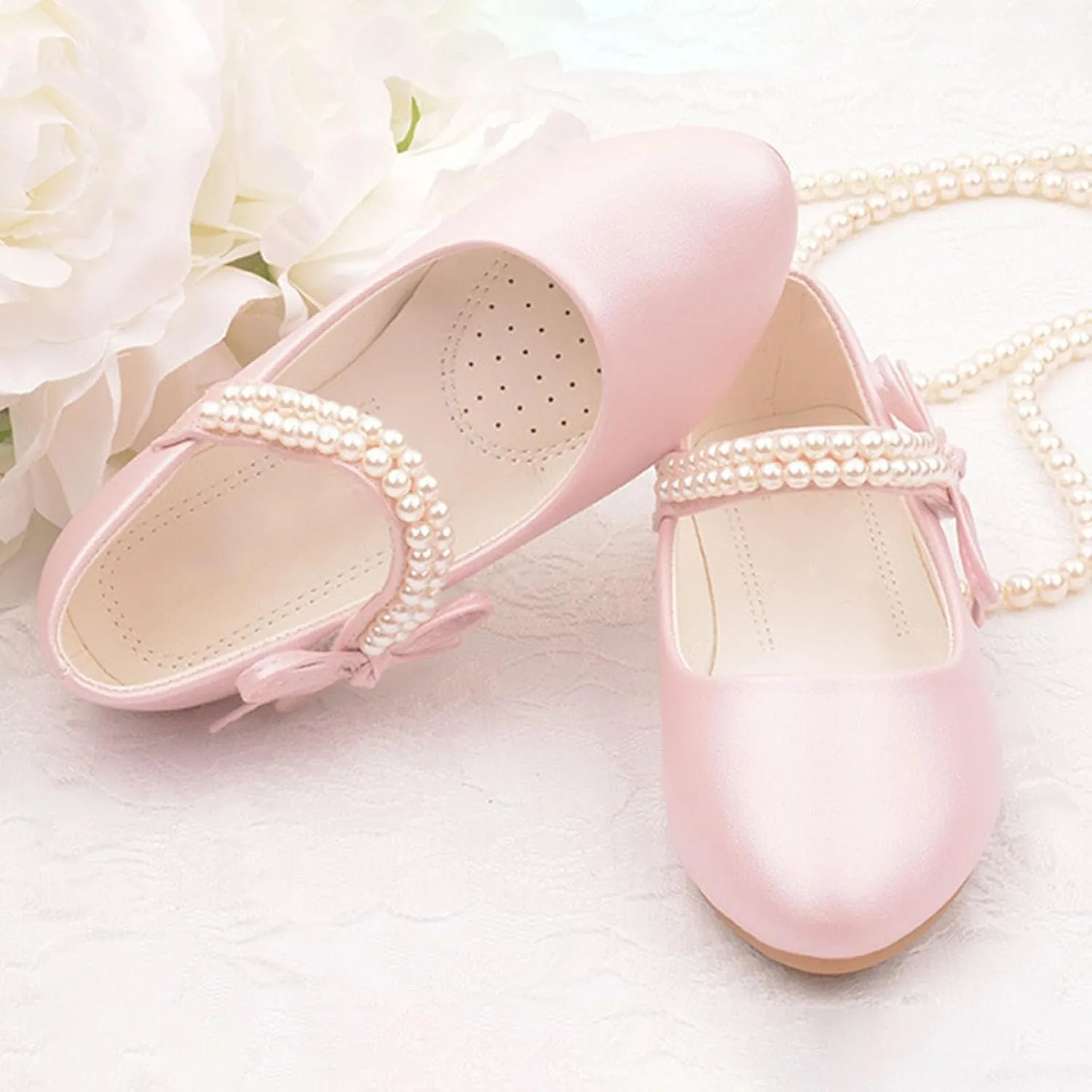 Girls Single Shoes Kids Toe Ankle Strap Dress Shoes Wedding Sandals For Toddler Kids Shoes Sandals for Teen Girls