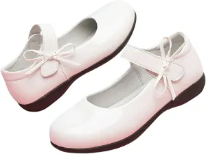 Girls Wedding Church Dress Shoes Leather School Uniform Formal Princess Shoes