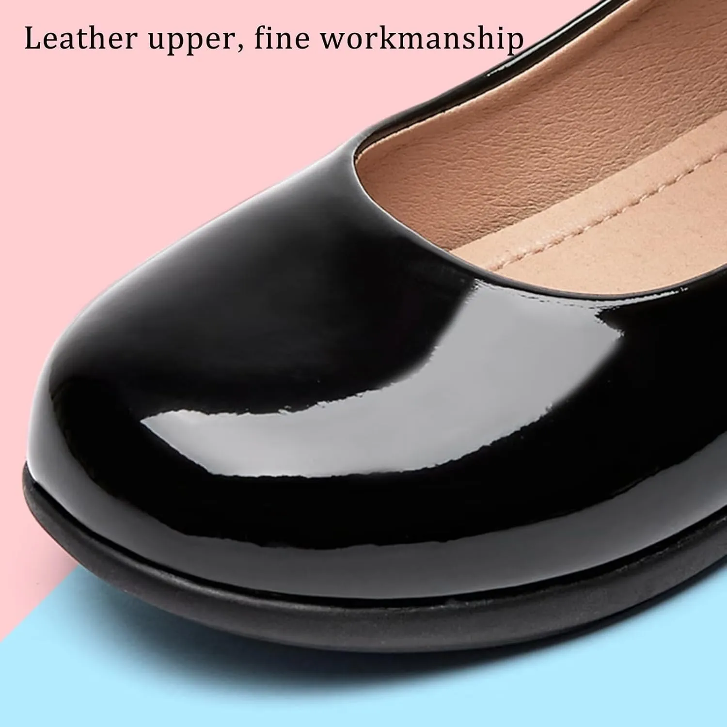 Girls Wedding Church Dress Shoes Leather School Uniform Formal Princess Shoes