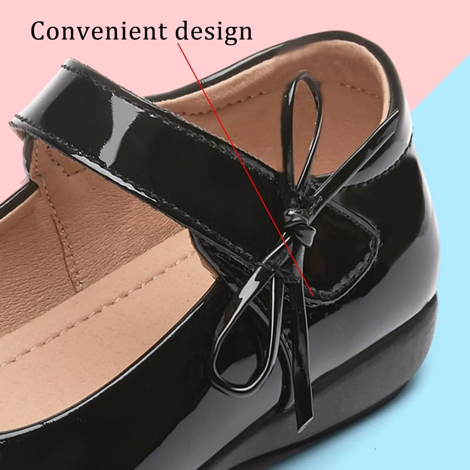 Girls Wedding Church Dress Shoes Leather School Uniform Formal Princess Shoes