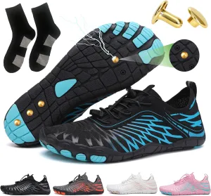 Grounding Shoes with Copper Barefoot Shoes Women Men, Outdoor Waterproof Hike Healthy Non-Slip Flexible
