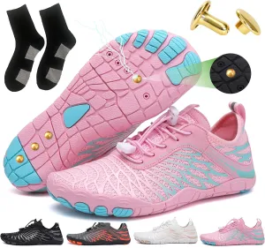 Grounding Shoes with Copper Barefoot Shoes Women Men, Outdoor Waterproof Hike Healthy Non-Slip Flexible