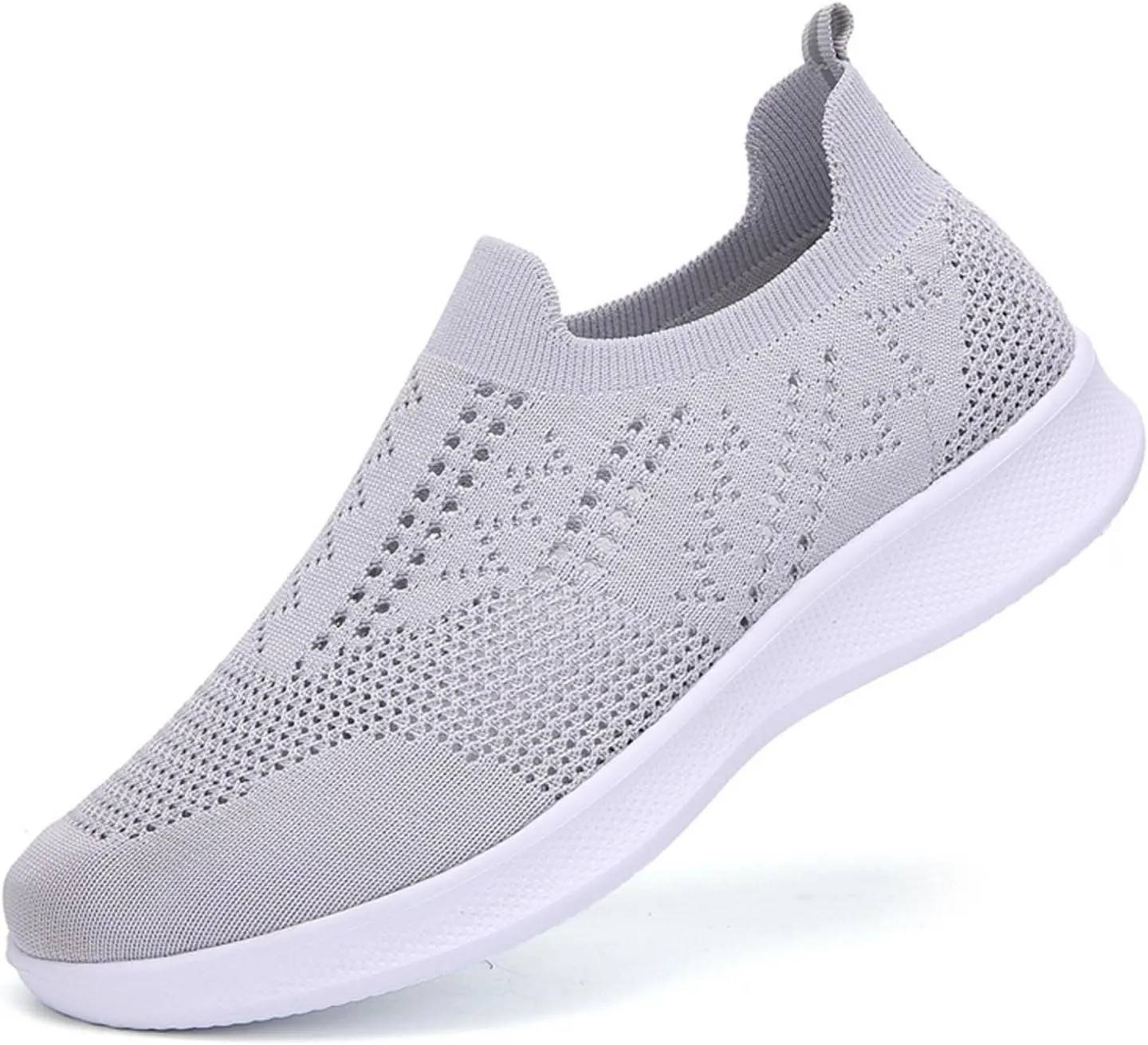 Hbeylia Walking Running Tennis Hiking Shoes for Women Men Fashion Slip On Sneakers Lightweight Comfortable Mesh Breathable Non Slip Athletic Workout Gym Sneakers Couples Work Nurse Shoes