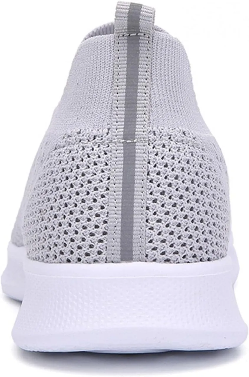 Hbeylia Walking Running Tennis Hiking Shoes for Women Men Fashion Slip On Sneakers Lightweight Comfortable Mesh Breathable Non Slip Athletic Workout Gym Sneakers Couples Work Nurse Shoes