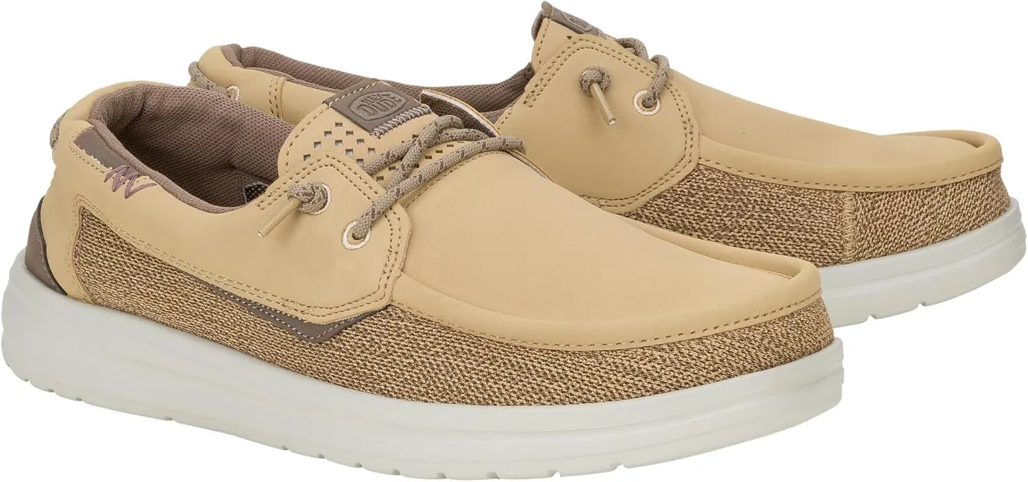 HEYDUDE Welsh Grip Mix, Mens Shoes, Men's Slip-on Loafers, Comfortable & Light-Weight