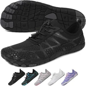 Hike Barefoot Shoes Womens Men,Athletic Hiking Footwear Barefoot,Non-Slip Athletic Barefoot Shoes Wide Toe Box Toe Water Shoes Quick Dry Zero Drop Trail Running Shoes