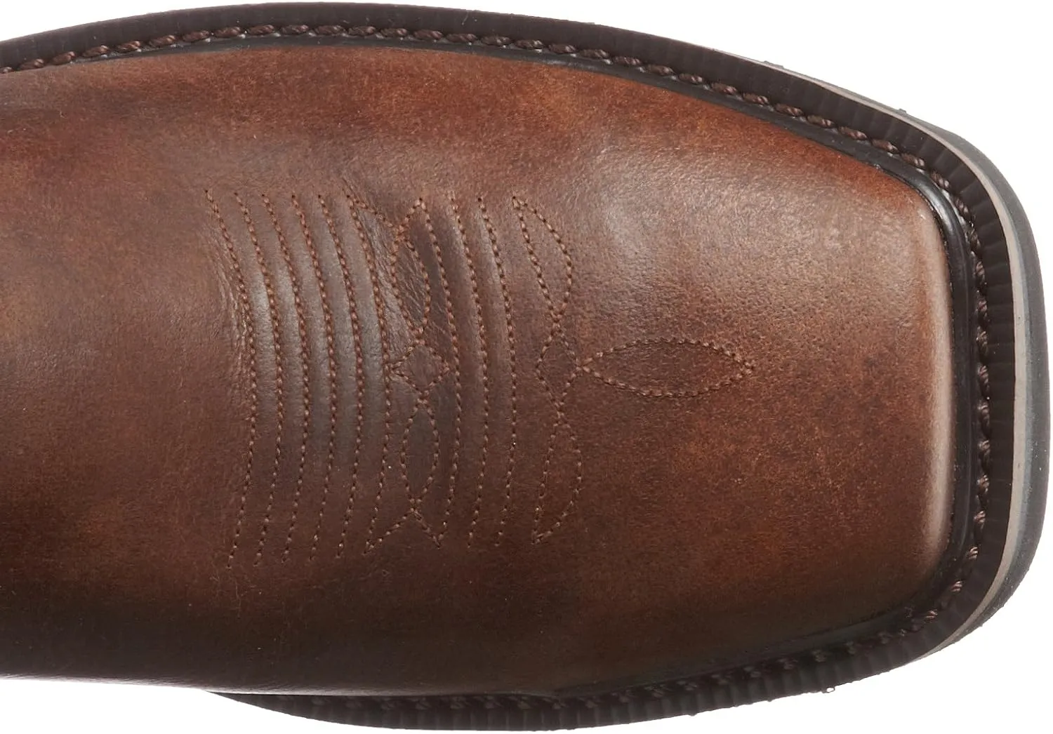 Justin Original Work Rugged Tan American Orange Top Boot Tan