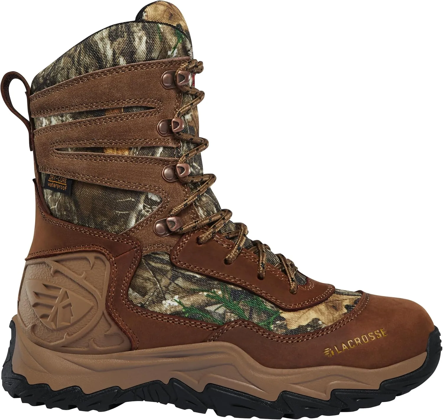 LaCrosse Womens Windrose 8 Waterproof Hunting Boots with Warming Insulation, Supportive EVA Midsole, and Genuine Leather