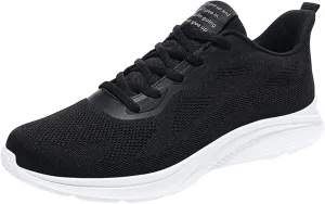 Men Tennis Shoes Running Shoes Gym Lace Up Sneakers Walking Workout Non Slip Walking Athletic Slip on Breathable Mesh Comfortable Lightweight Casual Fashion Sports Shoe for Male