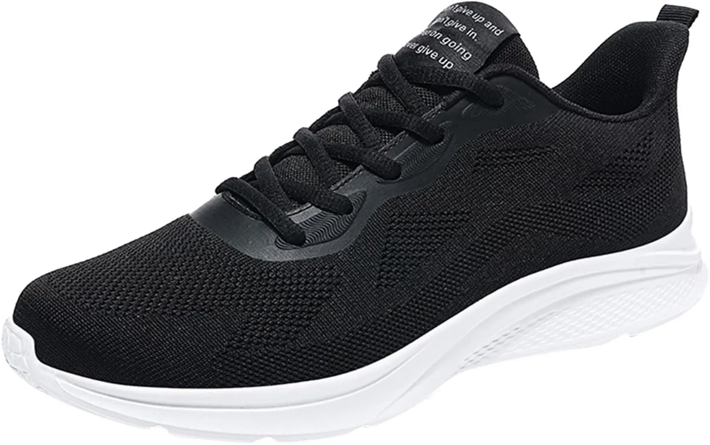 Men Tennis Shoes Running Shoes Gym Lace Up Sneakers Walking Workout Non Slip Walking Athletic Slip on Breathable Mesh Comfortable Lightweight Casual Fashion Sports Shoe for Male