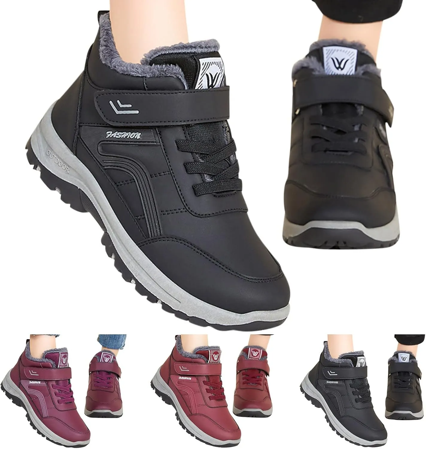 Men Work Boots Soft Toe Hiking Sneakers Shoes Slip On Women's Workout Shoes Winter Composite Safety Toe Waterproof Industrial Casual Hike Grounded Footwear