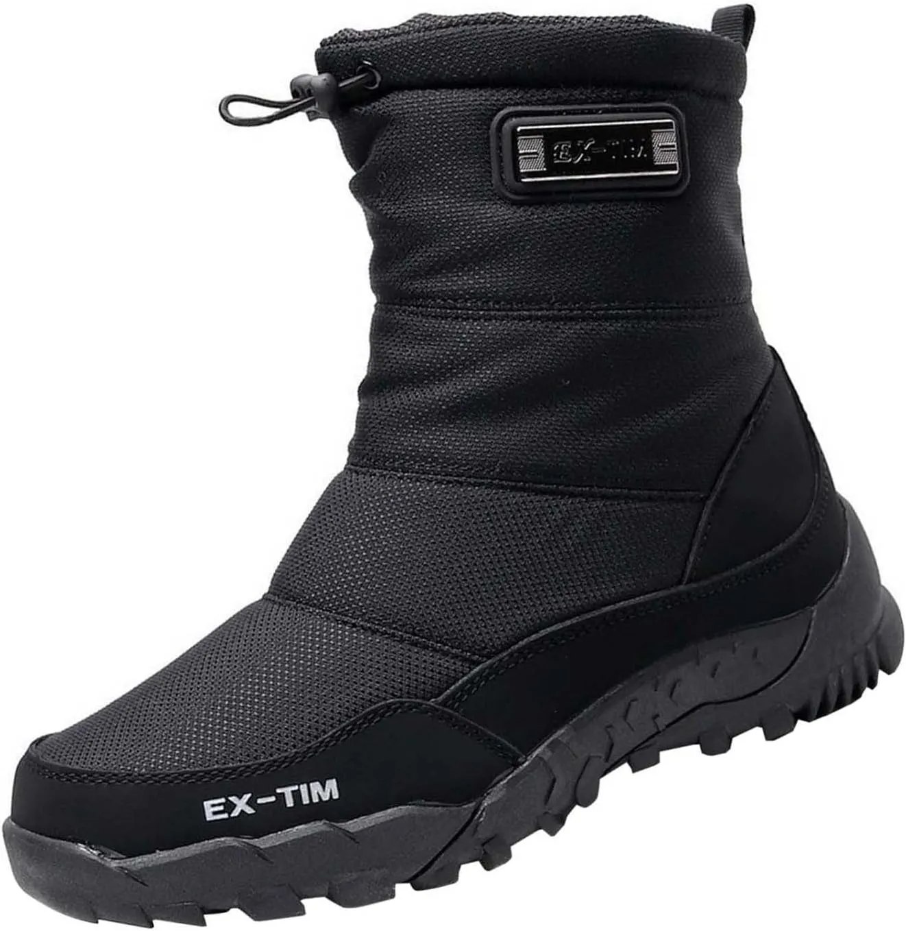 Men Work Boots Waterproof Hiking Sneakers Women's Slip On Warm Women Safety Shoes Non-Slip Outdoor Booties Waterproof Breathable Lightweight Hike Grounded Footwear