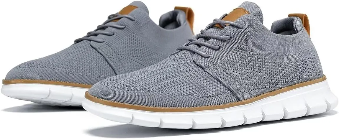 Mens Casual Dress Shoes Fashion Mesh Oxfords Business Walking Work Sneakers Comfortable Lightweight