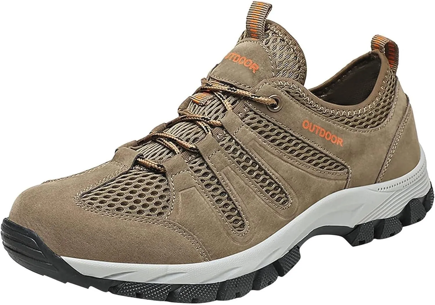Men's Fashion Hiking BootsWaterproof Hiking Work Boots Men's Tactical Boots Lightweight Military Boots Breathable Desert Boots Steel Toe Boots For Men