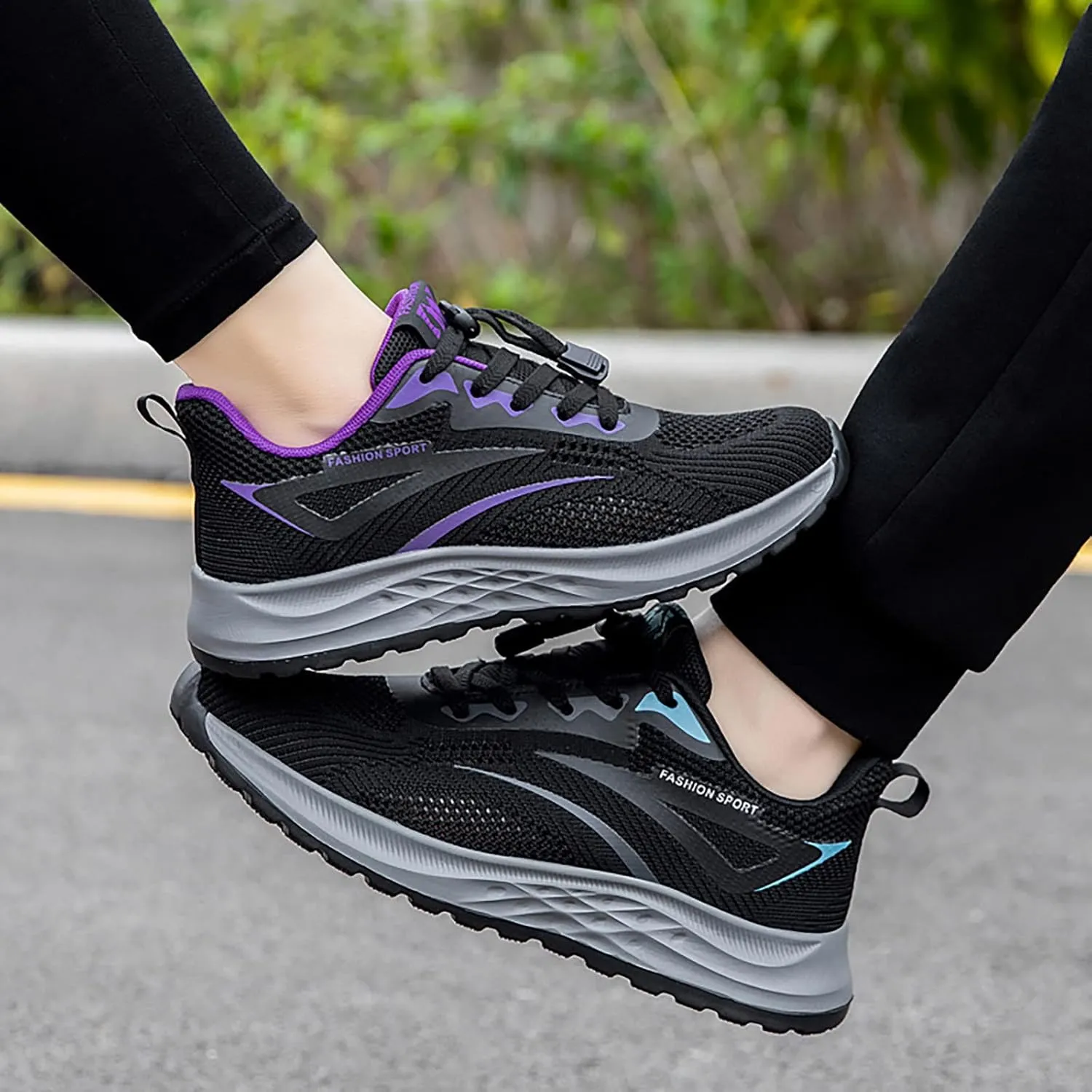 Men's Non Slip Running Shoes Ultra Light Breathable Casual Walking Shoes Fashion Sneakers Mesh Workout Sports Sneaker with Soft Sole Summer and Spring Hiking Footwear