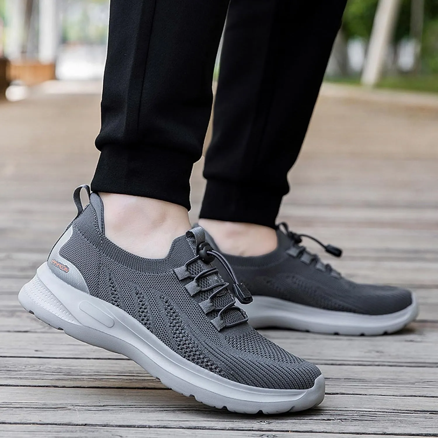 Men's Running Shoes Ultra Lightweight Breathable Walking Shoe Non Slip Athletic Fashion Sneakers Mesh Workout Casual Sports Sneaker for Men Long Standing Hiking Gym Jogging