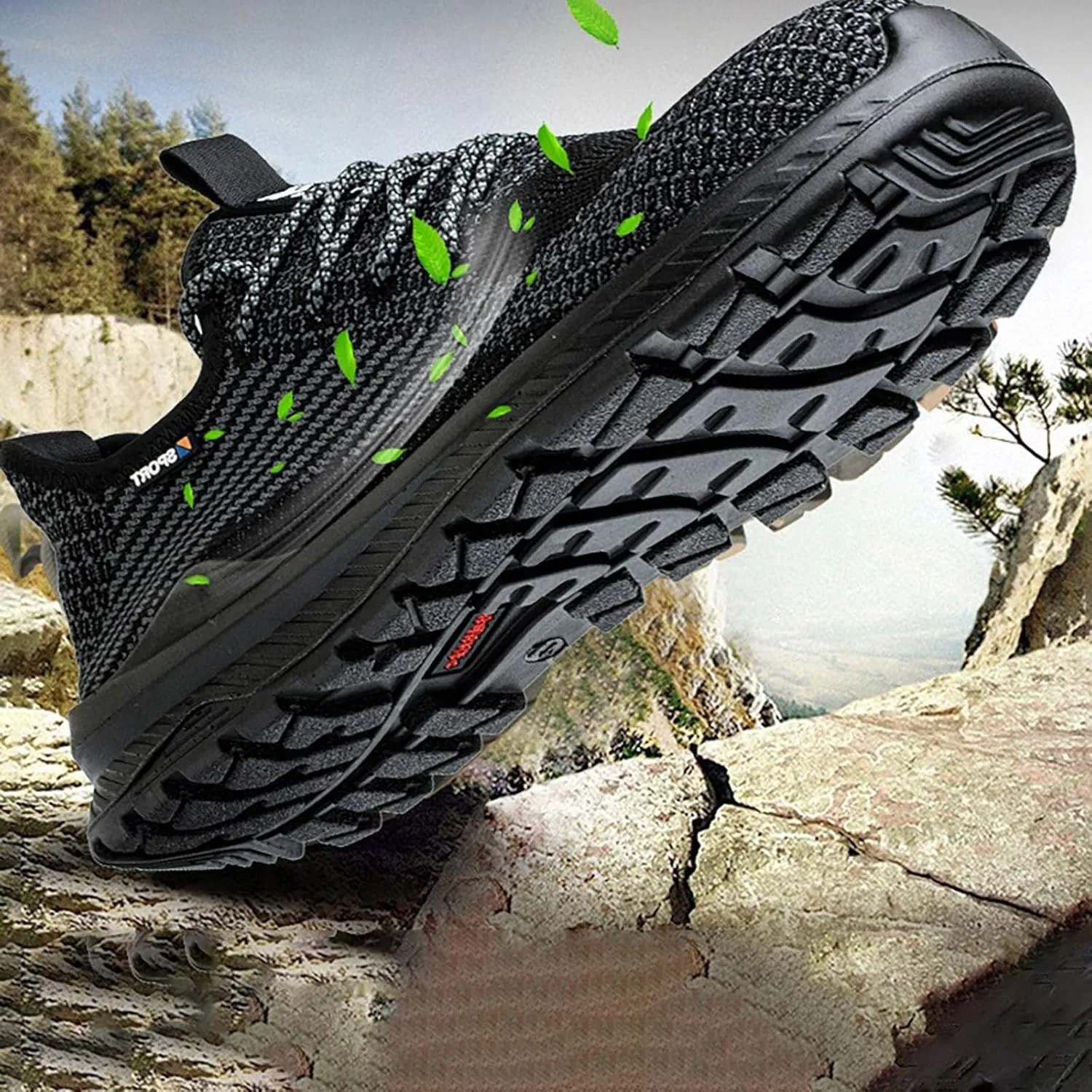 Mens Walking Shoes Lightweight Mesh Non Slip Running Shoes Fashion Tennis Breathable Mesh Quick Drying Sneakers Comfort Gym Workout Soft Sole for Summer Outdoor Gym Workout Men