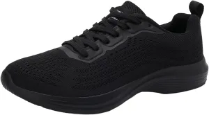 Mens Walking Shoes Sports Tennis Sneakers Lace Up Non Slip Running Shoes Lightweight Workout Footwear Breathable Mesh Fashion Sneaker with Arch Support for Men Gym Outdoor