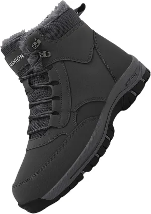 Men's Work Boots Soft Toe Hiking Sneakers Warm Fur Lined Womens Workout Shoes Winter Winter Backpacking Snow Botas Warm Water Hike Grounded Footwear