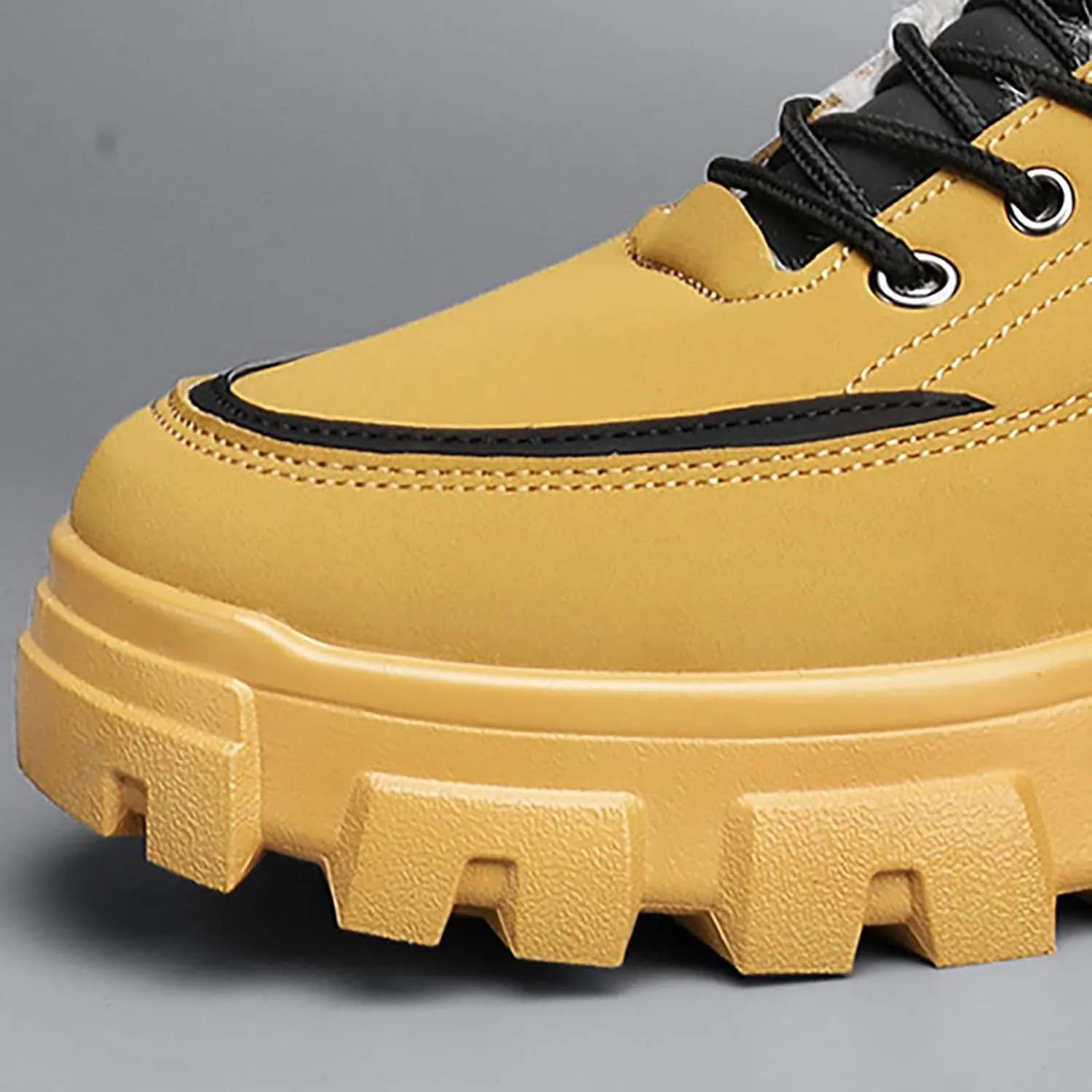 Men's Work Boots Wide Width Hiking Sneakers Ankle Booties Women Workout Shoes Wide Width Waterproof Outdoor Shoes Lightweight Hike Grounded Footwear