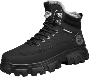 Men's Work Boots Wide Width Hiking Sneakers Ankle Booties Women Workout Shoes Wide Width Waterproof Outdoor Shoes Lightweight Hike Grounded Footwear