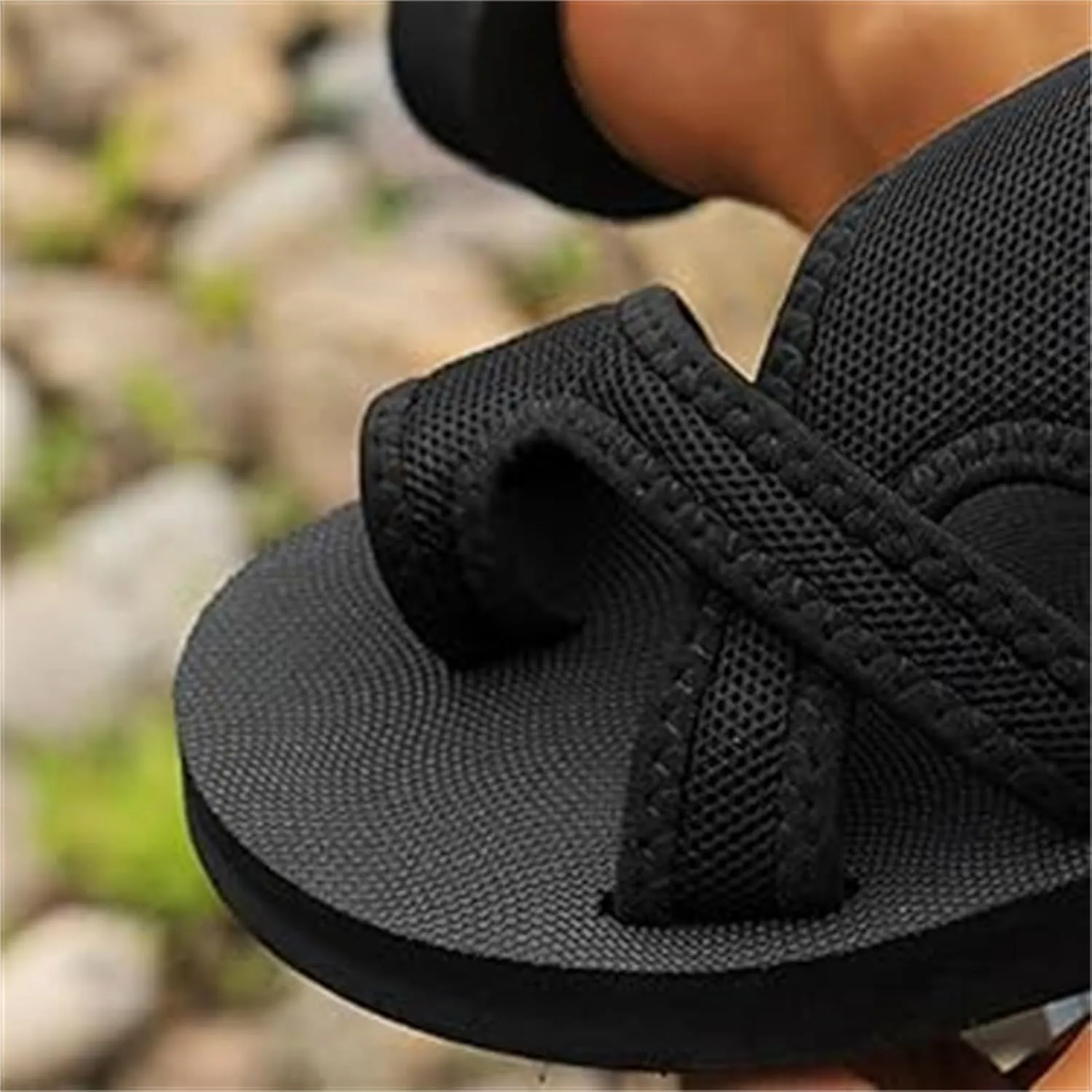 Mmoneyake Orthopedic Sandals for Women Fashion Orthotic Flip Flops Lightweight Non-Slip Summer Beach Slippers Casual Open Toe Beach Vacation Shoes