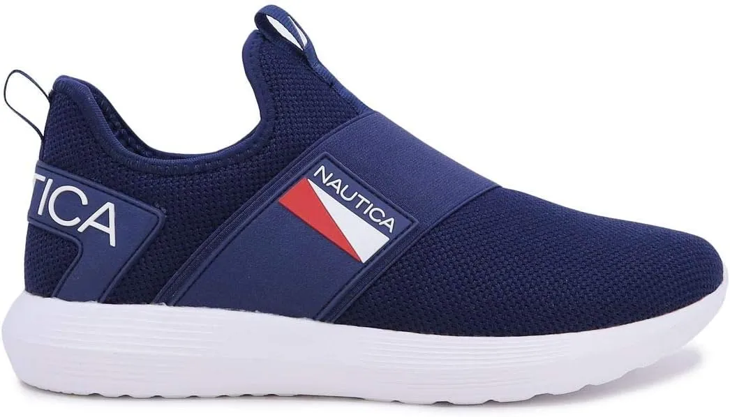 Nautica Men's Slip-On Sneakers  Casual Fashion Shoes for Walking, in Medium & Wide Widths