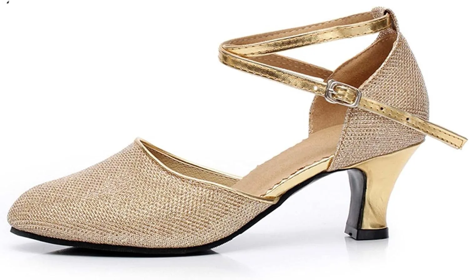oiangi Pump Shoes for Women 2023 Fashion Latin Dance Shoes Ladies Professional Ballroom Salsa Practice Performance Dance Shoes