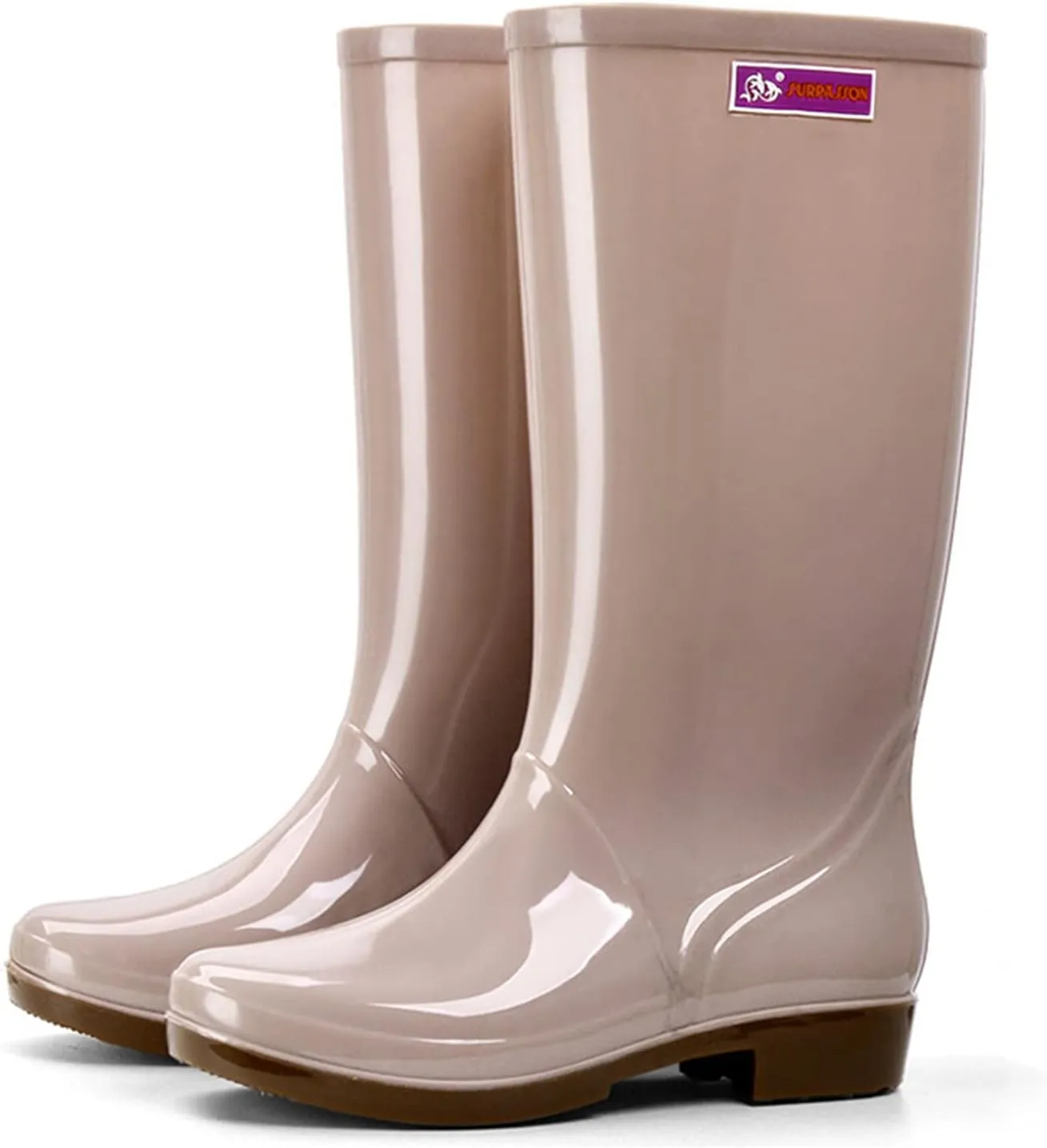 Rain Boots Women's Mid Calf Rain Boots Waterproof Garden Shoes Outdoor Work Boot for Hunting Farming Work Boots